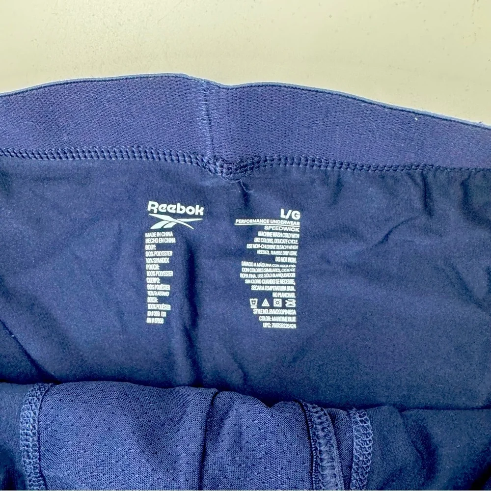 Reebok Men's Deep Blue Boxer Briefs‎